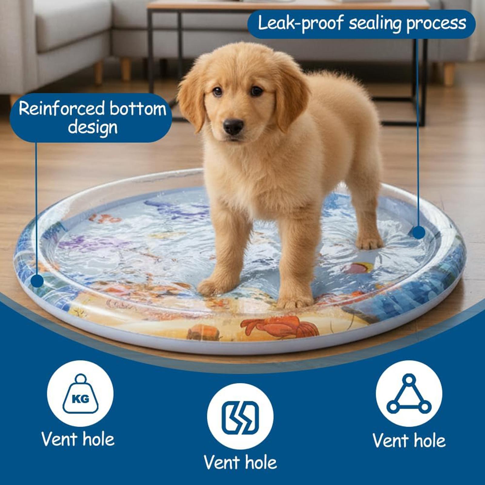 Pet Supplies Dog Wash - Thicken Interactive Cat Play Mat Water