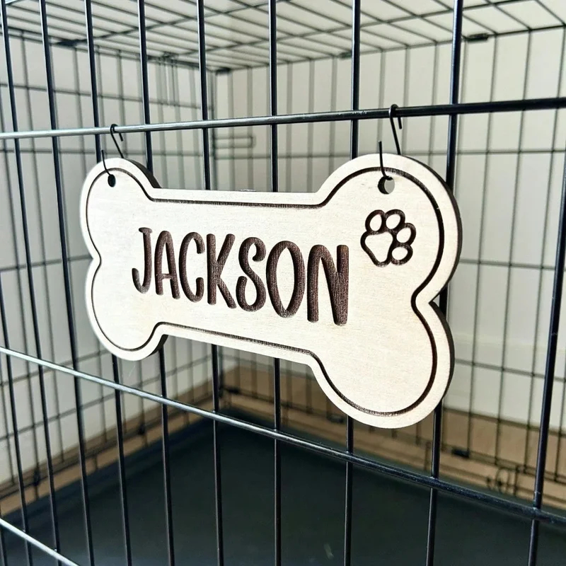 5PCS Custom Wooden Dog Tag - P - огляд і ціна Pet Supplies Delivery