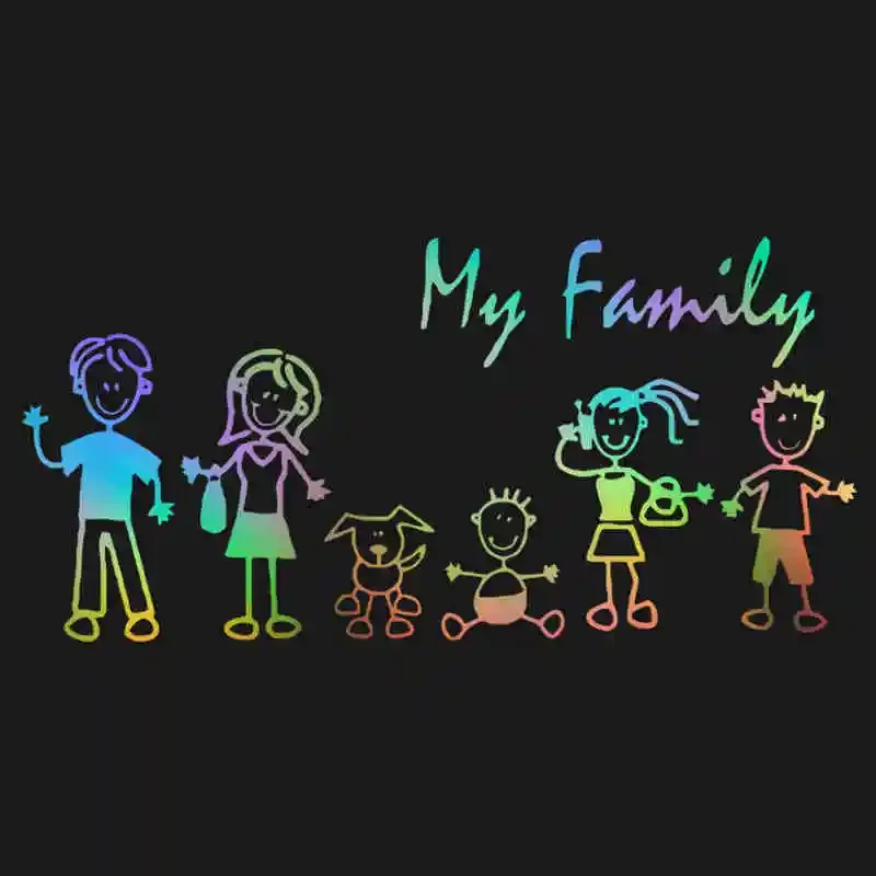 Car Sticker Family Stick Figur - огляд і ціна Pet Supplies Nz